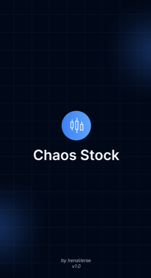 Chaos Stock Unity companion app splash screen