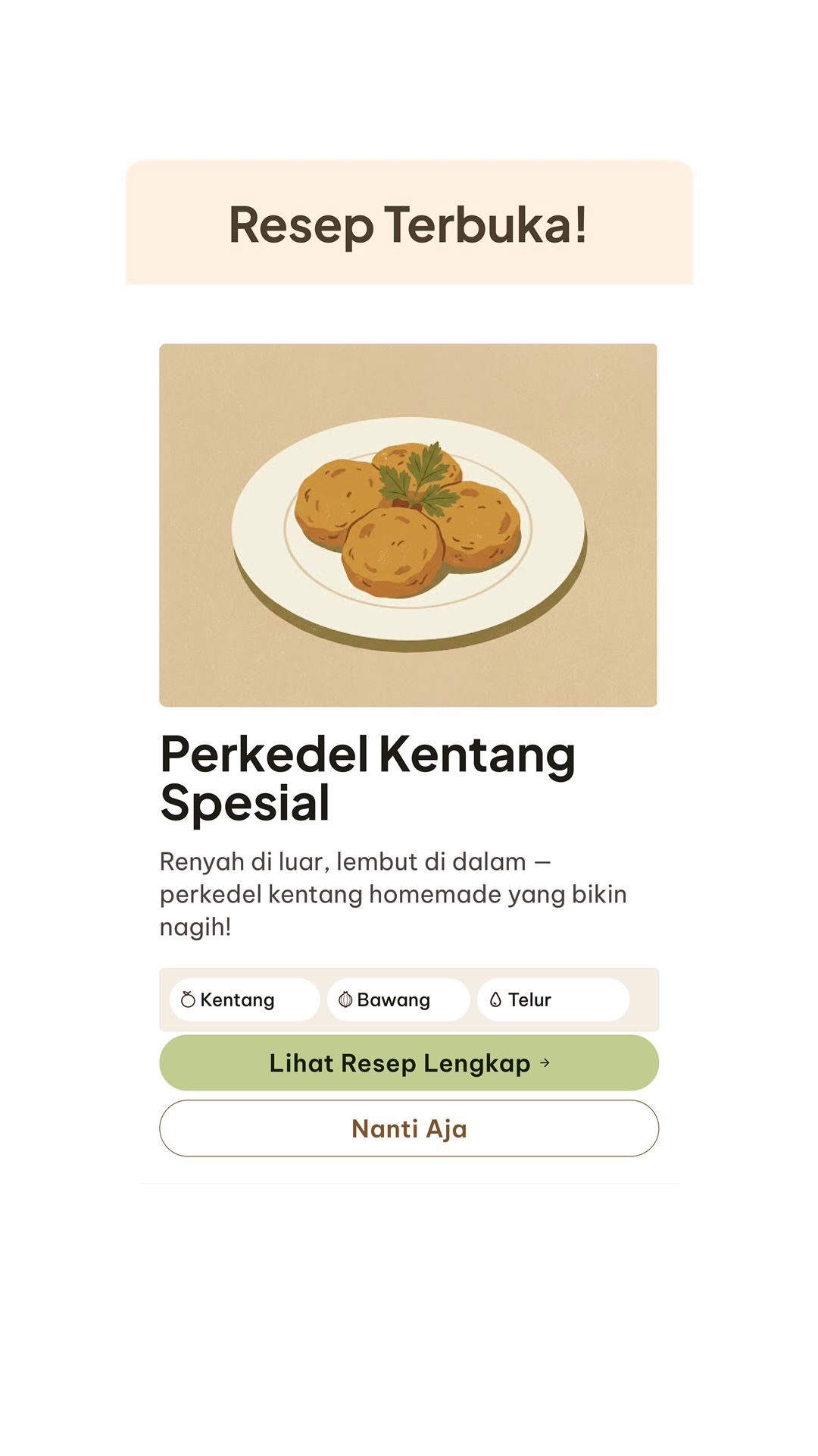 SpudAR unlocked special potato patty recipe reward